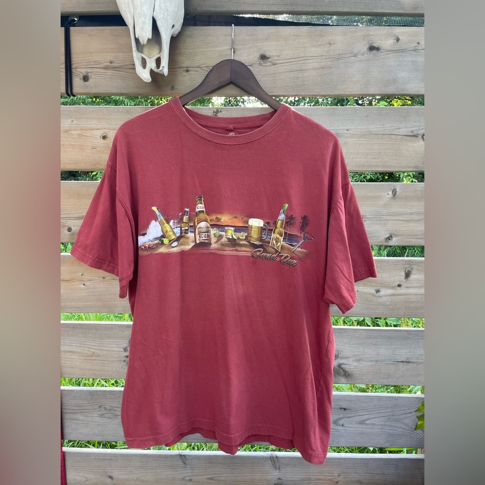 Y2k paradise shores sand bar tee